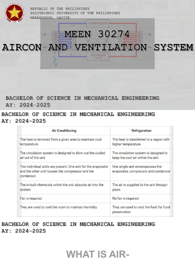 Aircon and Ventilation 1 | PDF