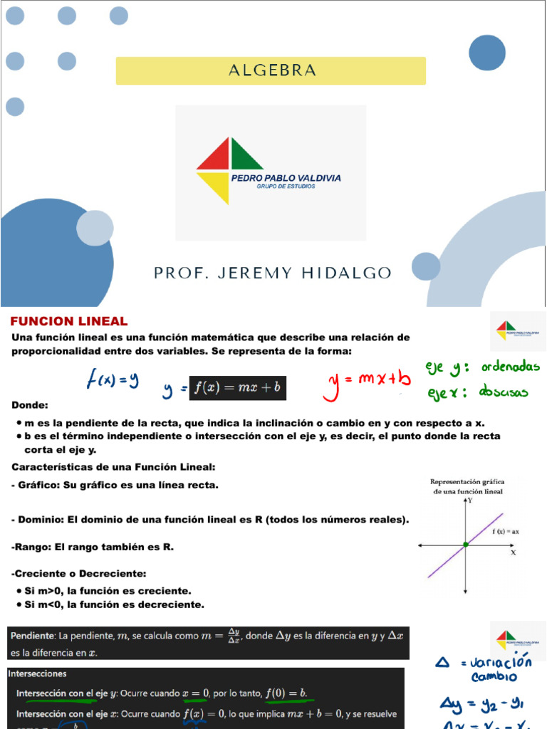 Algebra 28set 1 | PDF | Ciencia y matemáticas
