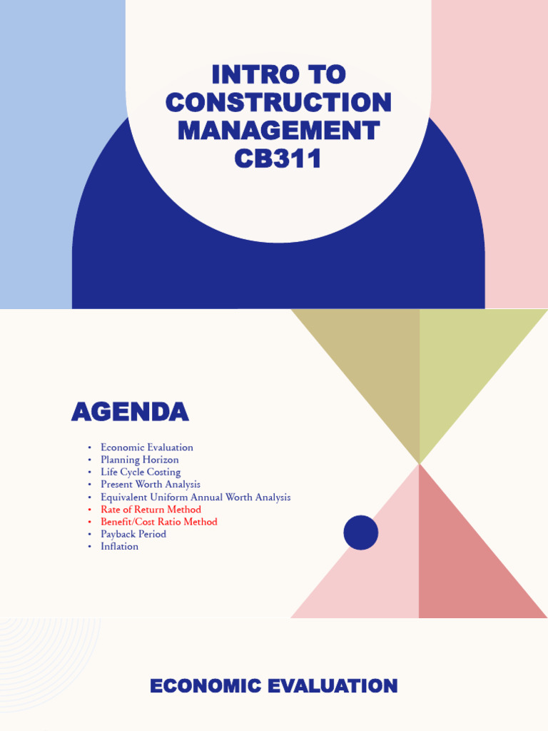 Intro To Construction Management CB311 | PDF