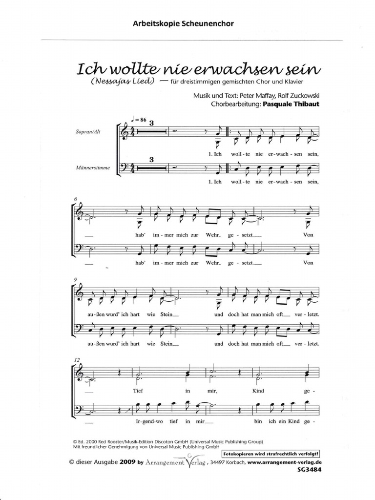Ich Wollte Nie Erwachsen Sein Text Pdf