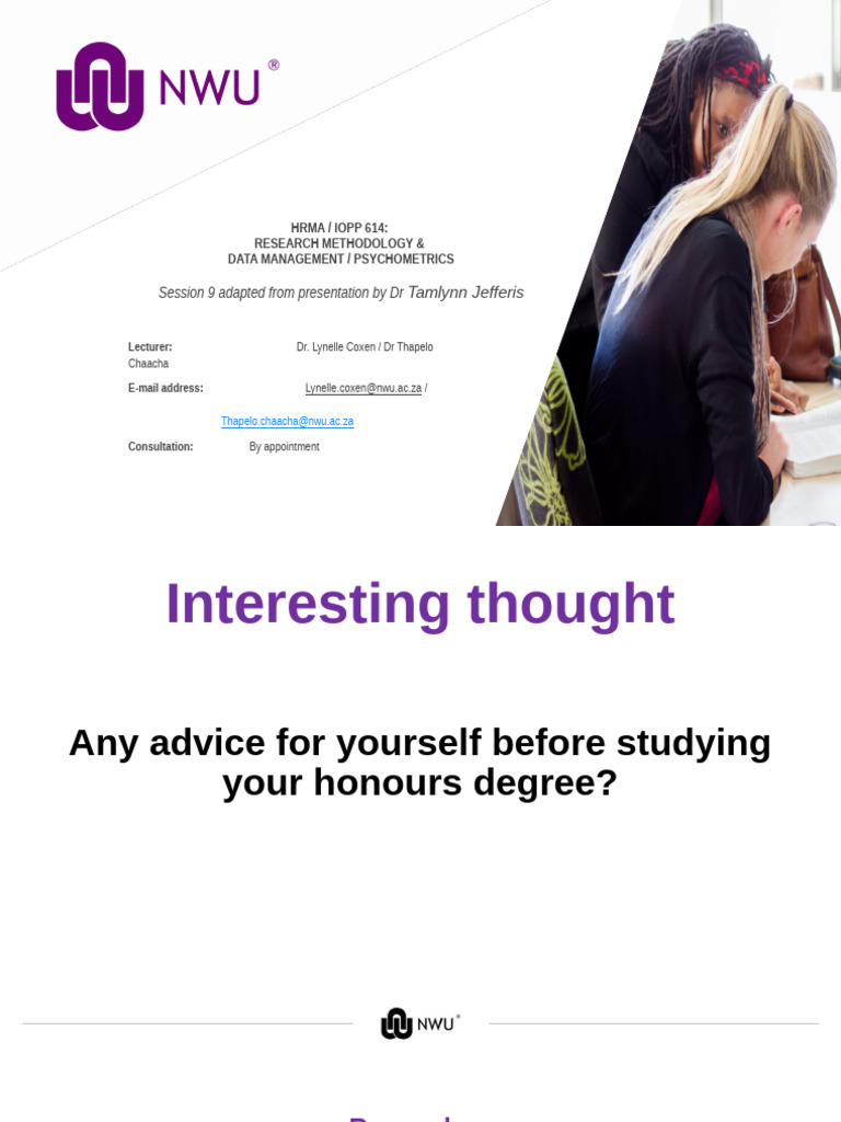 Session 9 | PDF