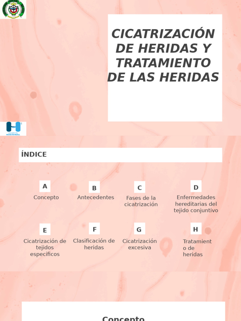 Cicatrización De Heridas Pdf