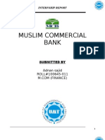 Muslim Commercial Bank Internship Report