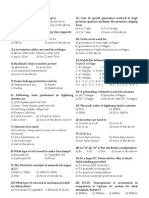 Electrical Engineering Questions on Transformers, Motors, Generators & More