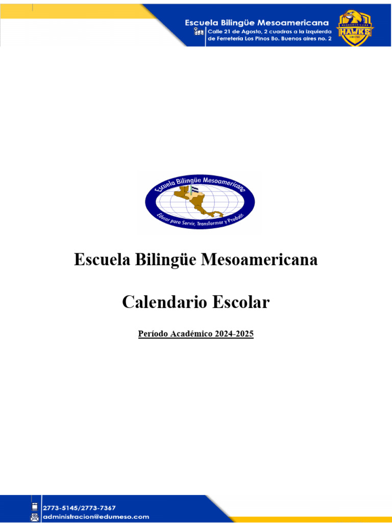Calendario Escolar 2024-25 | PDF