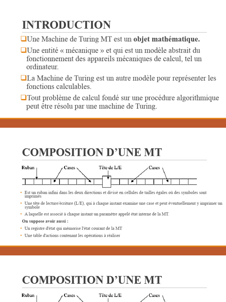 Machine de Turing (Suite Des Exercices) | PDF