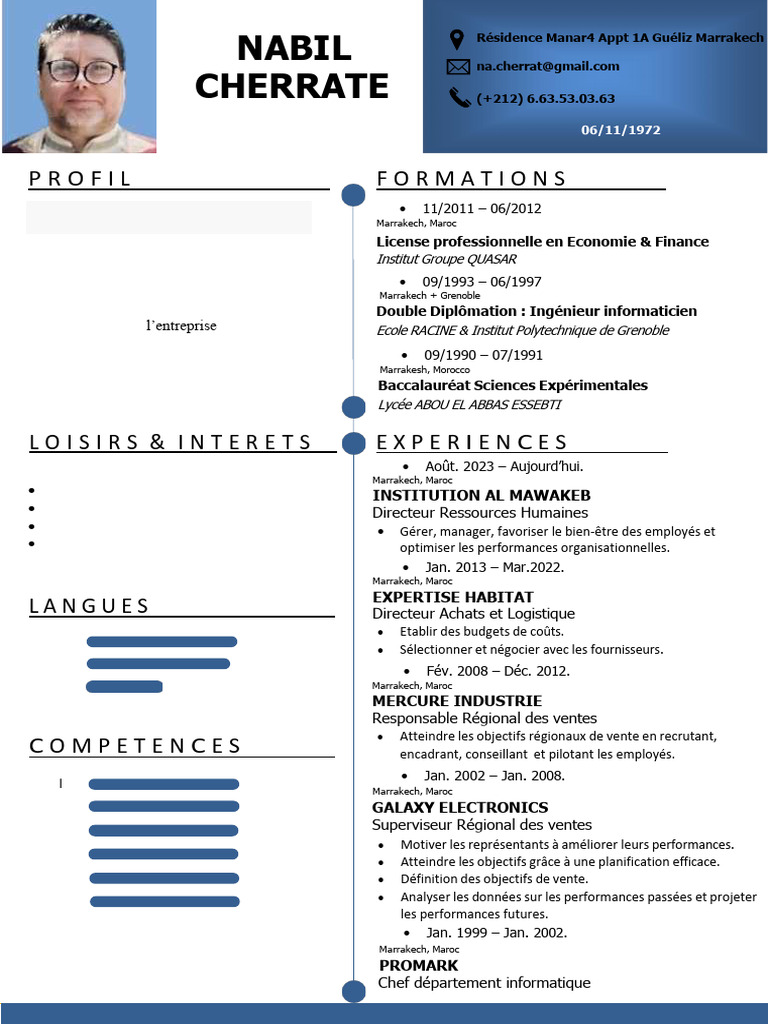 CV Nab - Cherrat Act | PDF