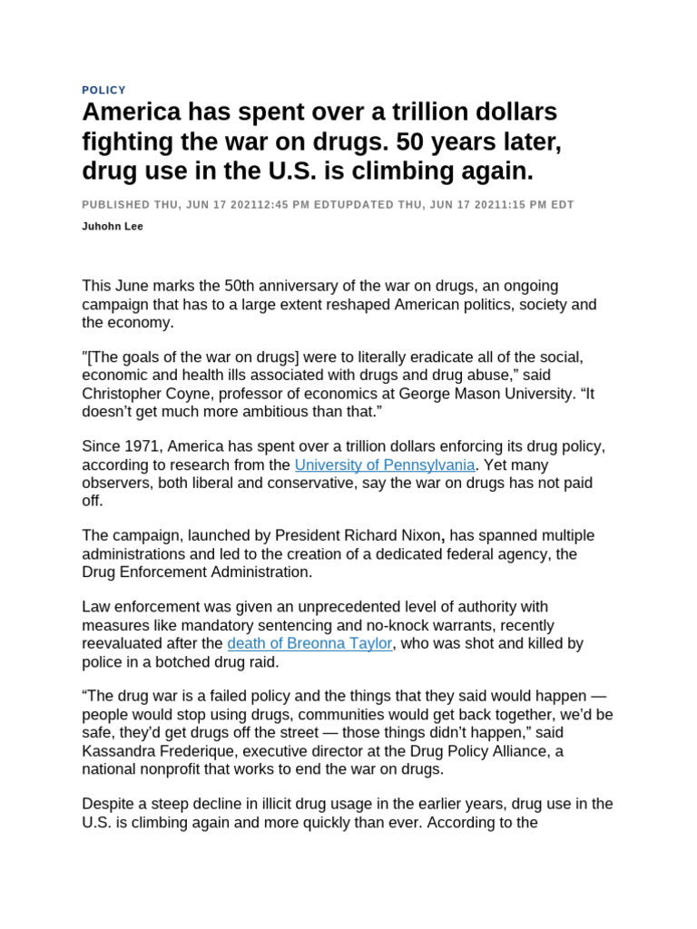 50 Years Debate Article | PDF