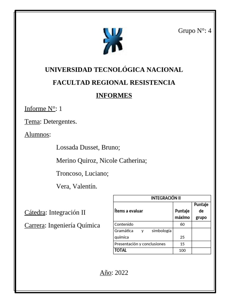 Informe Parte II Corregido. Grupo #4-r | PDF