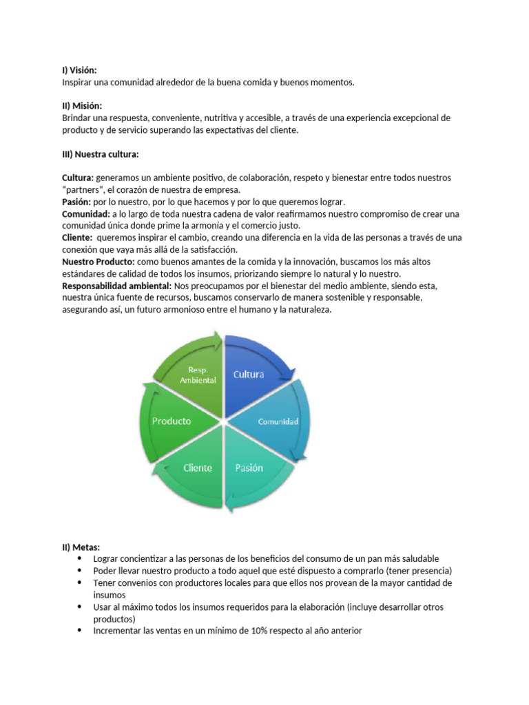 Visión, Metas y Estrategias | PDF