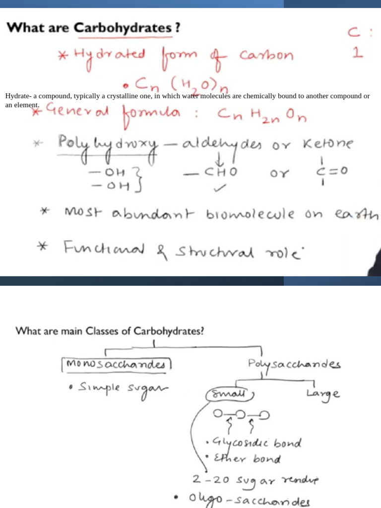 Carbohydrate Day2 | PDF | Glucose | Carbohydrates