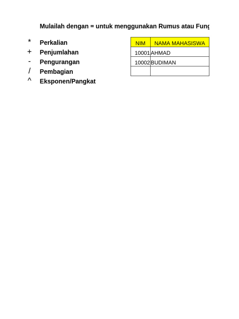 Rumus Blank | PDF