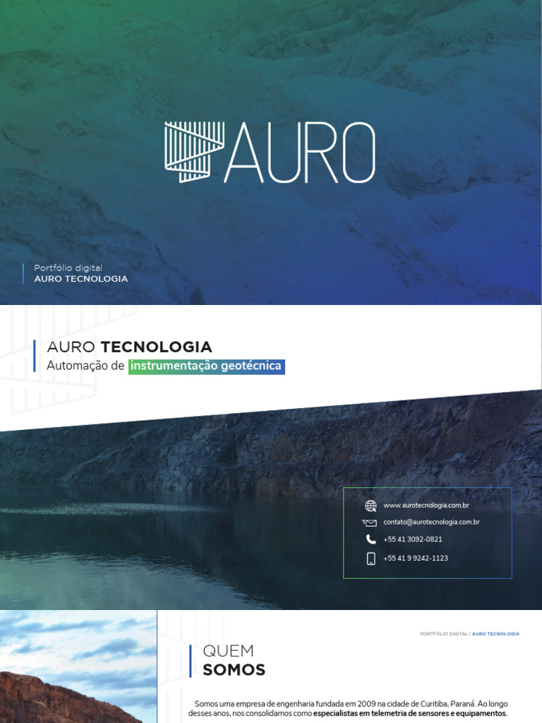 Auro Tecnologia - Portfólio Digital R02 | PDF