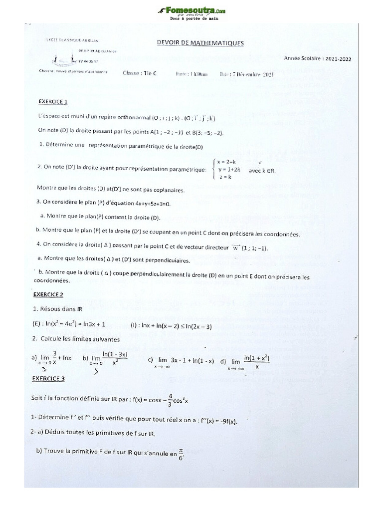 Math TCC | PDF