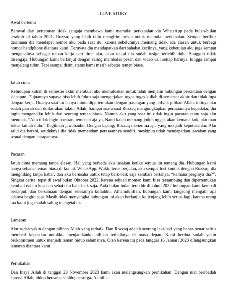 Love Story | PDF