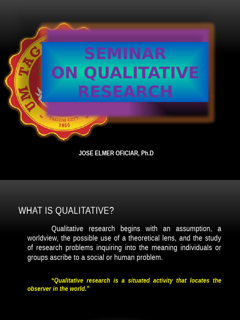 Qualitative Study | PDF