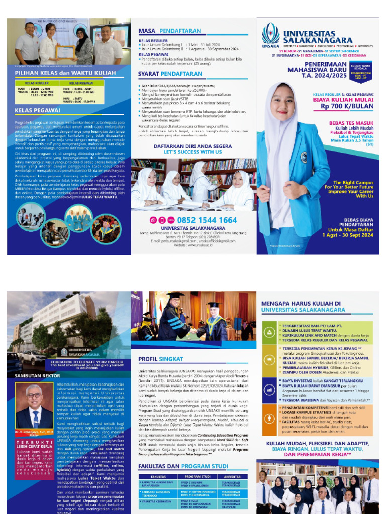 Brosur Unsaka New | PDF