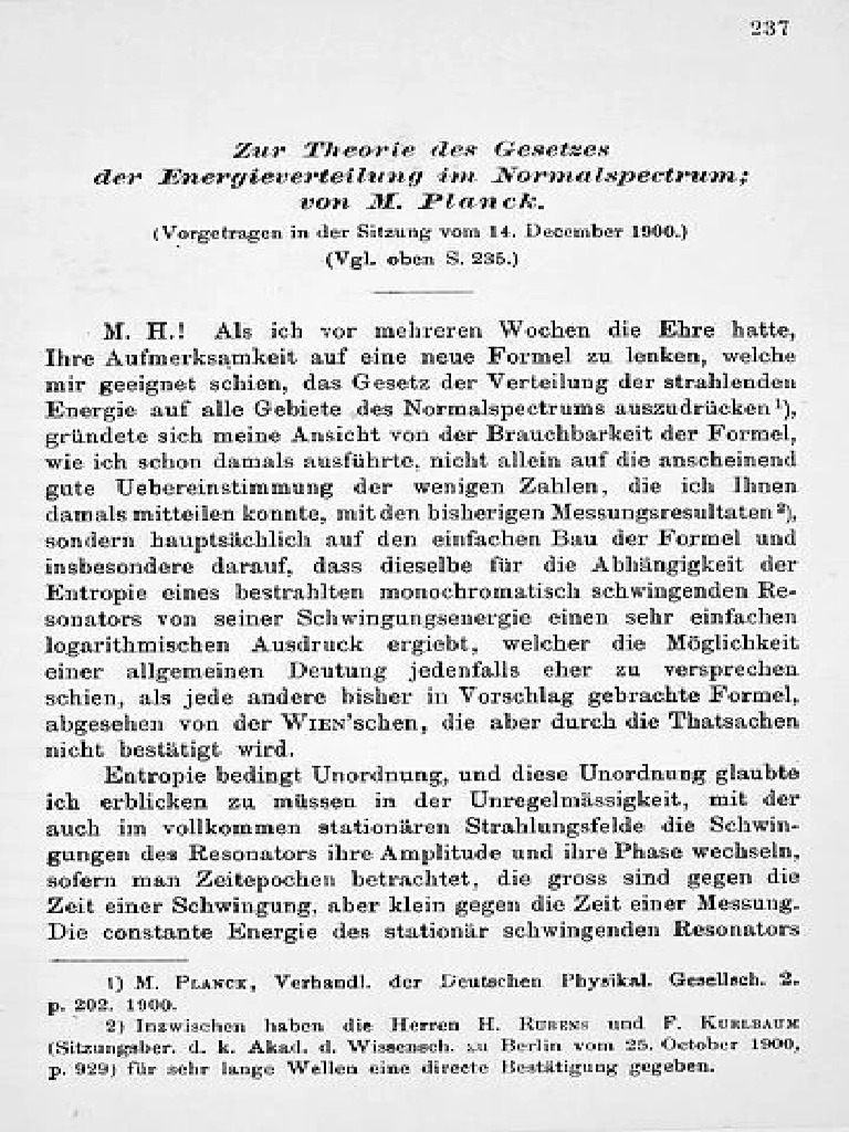 Planck Quantum Theory First Page Max Plancks 12389383.jpg | PDF