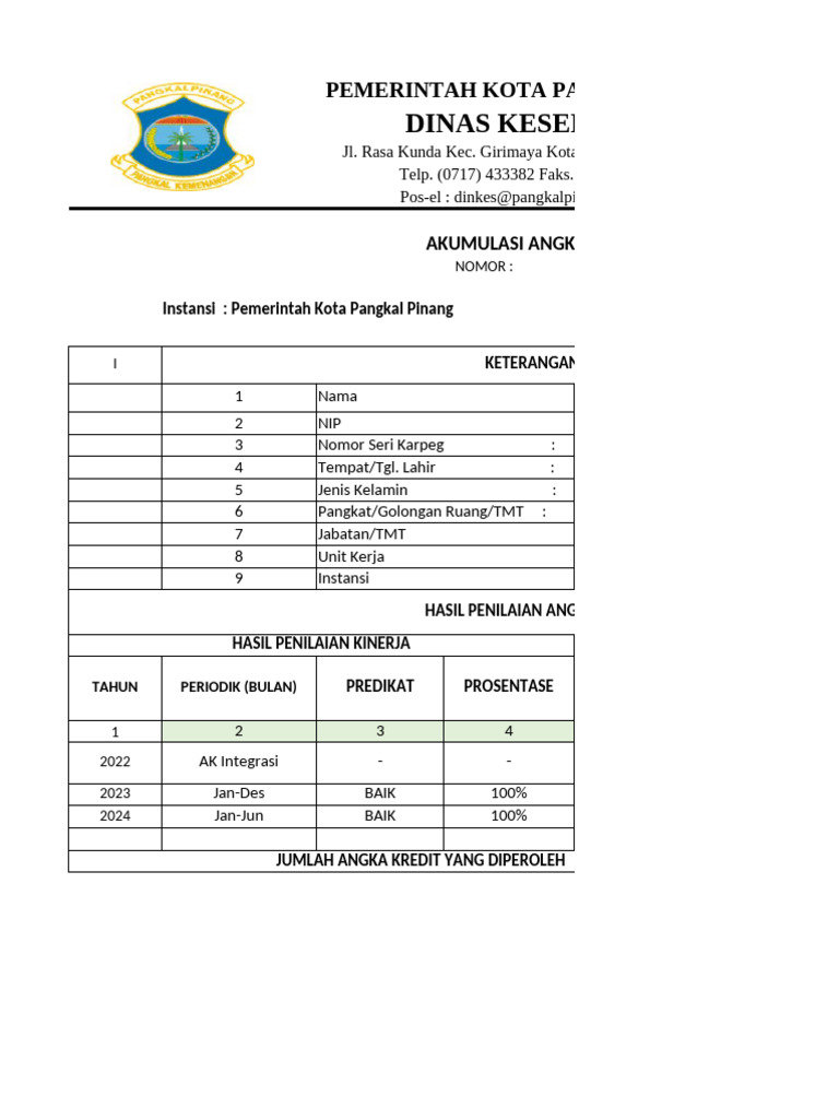 Format Pak Konversi | PDF