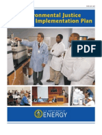 Environmental Justice Department of Energy Plan