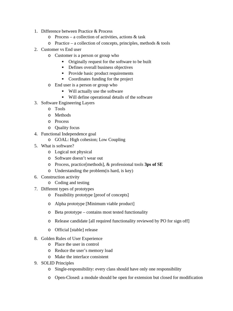 CS351 Final Exam Study Aid | PDF