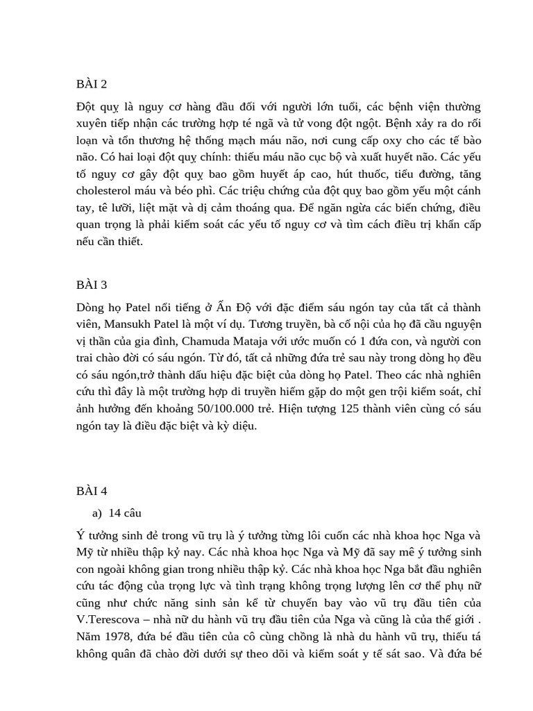 VBTV - Tóm tắt vb | PDF