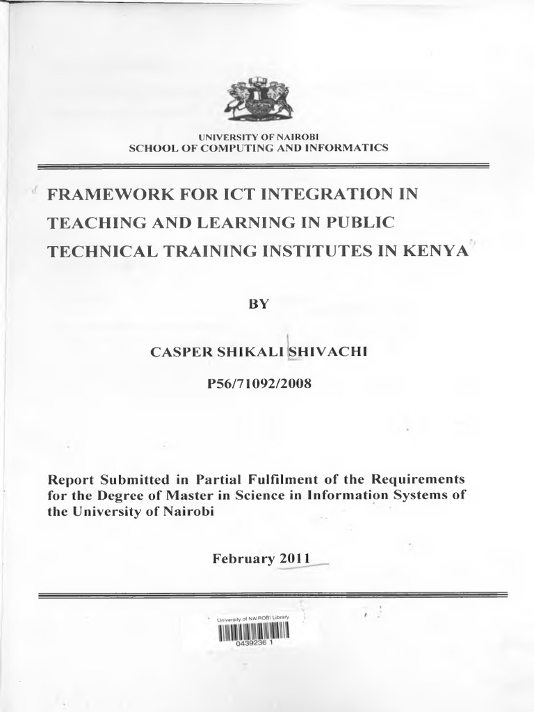 Shivachi - Framework For Ict Integration in Teaching and Learning in ...
