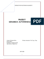 Proiect Dinamica Auto