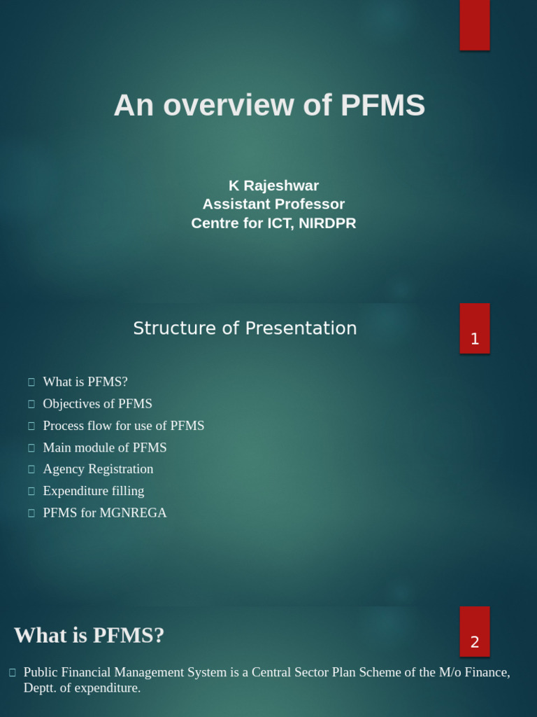 What Is Application Sent To Pfms For Payment