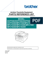 Service Manual - Brother - DCP 7030 - Parts Guide