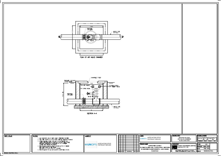 Air Relif Chamber Plan and Section | PDF