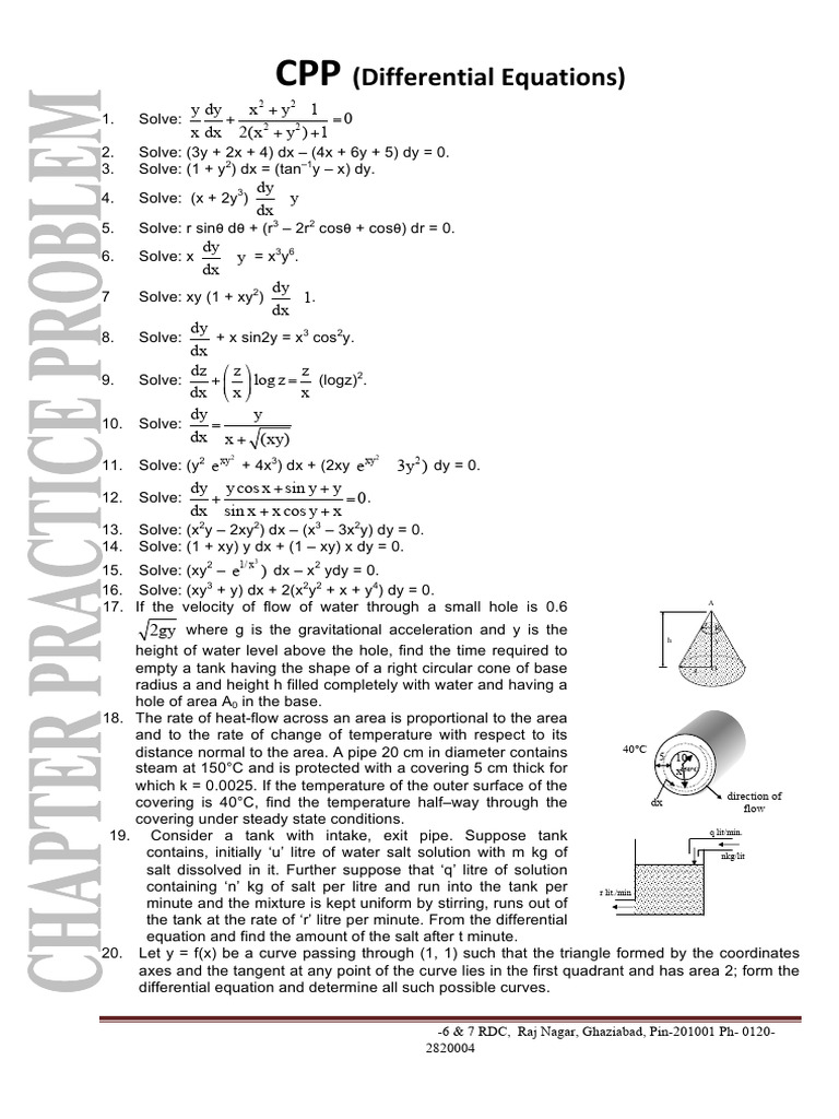 Differential Equations | PDF