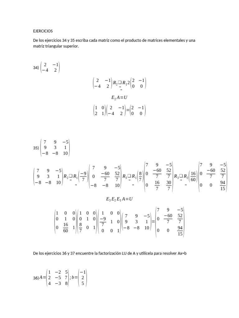 Matrices | PDF