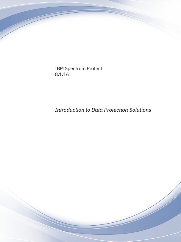 IBM Spectrum Protect Overview Guide | PDF | Backup | Computer Data Storage