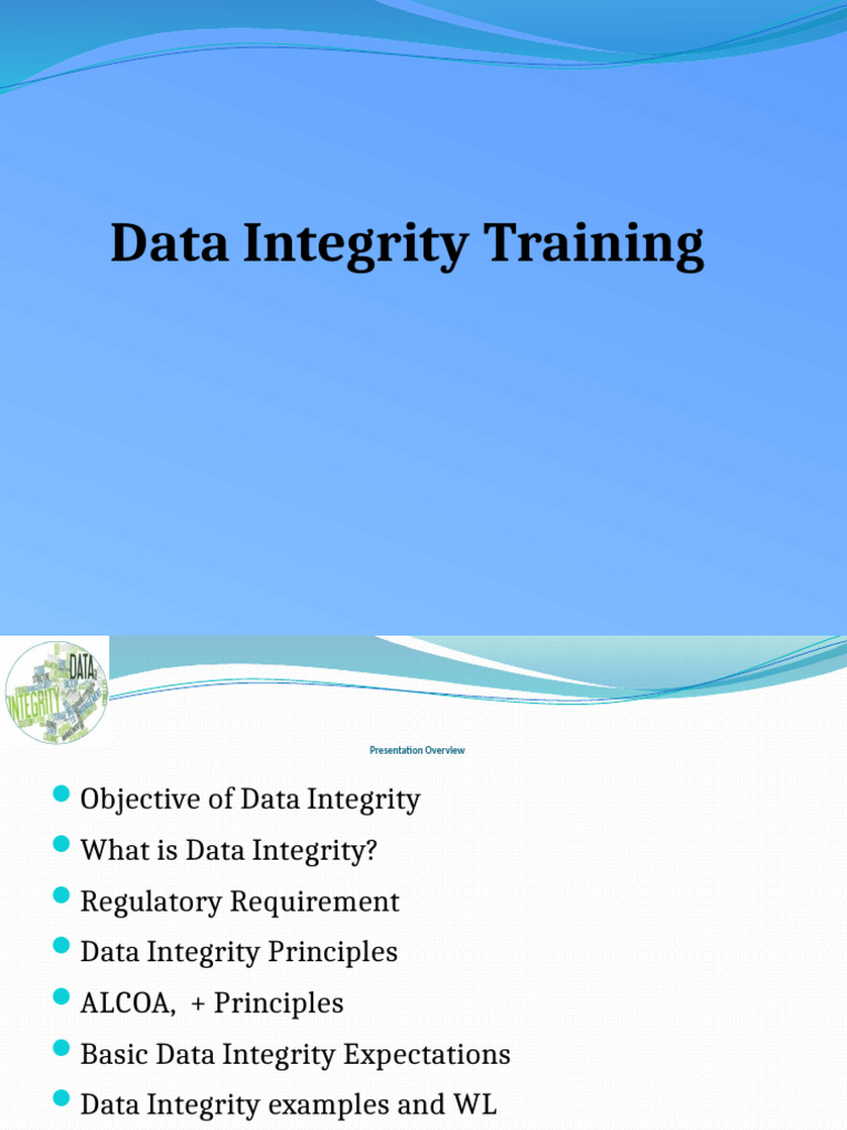 Data-Integrity 9418961 Powerpoint | PDF