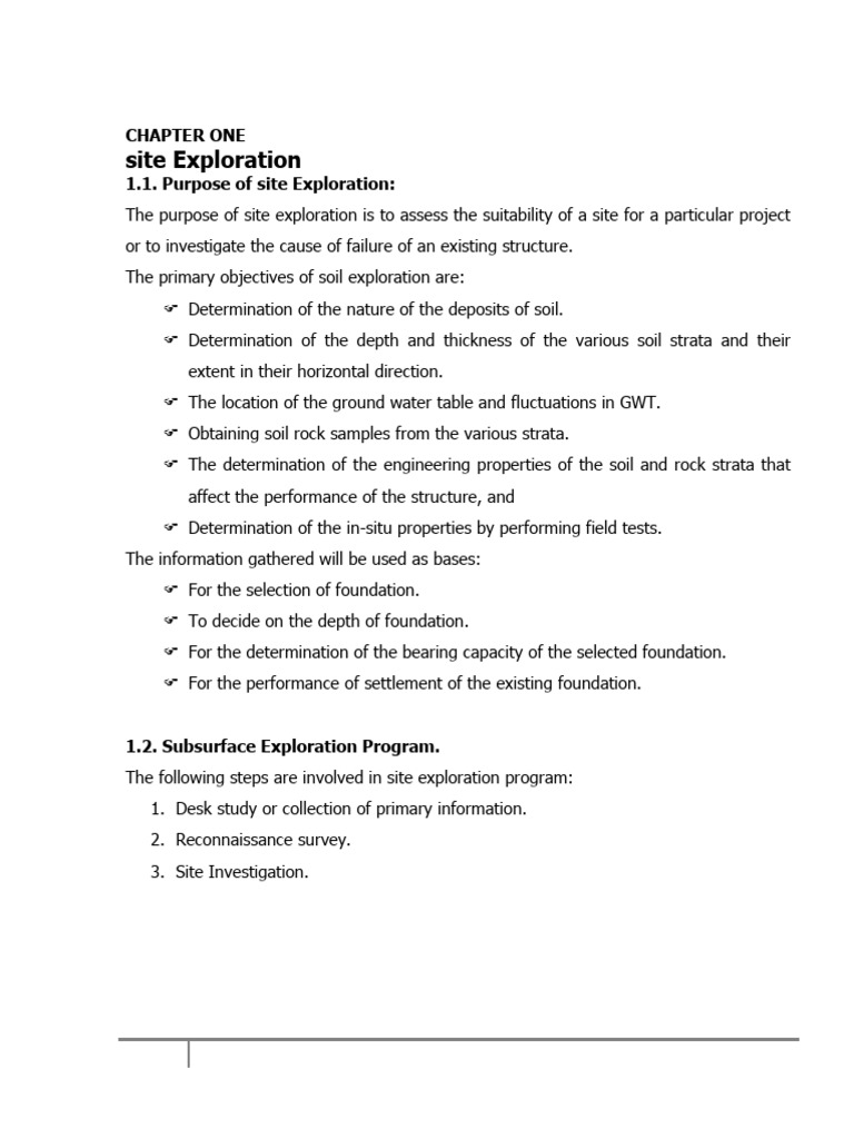 Chapter 1 site exploration pdf
