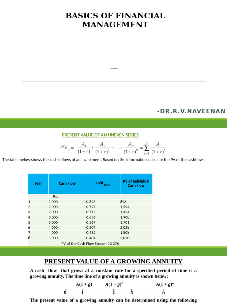 Session 14 TVM 3 | PDF