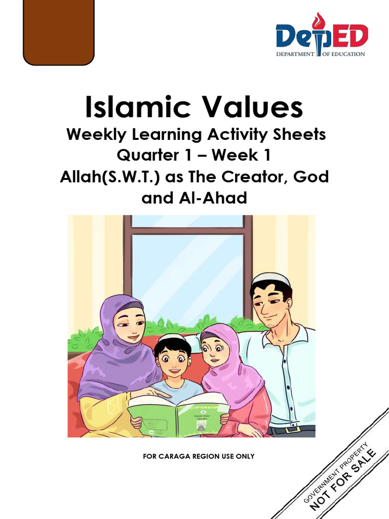Islamic Values for Grade 1 Learners | PDF | God In Islam | Allah