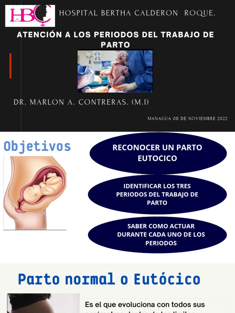 Periodos de Trabajo de Parto | PDF | Parto | Embarazo humano