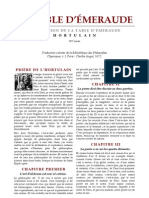 Alchimie Hortulain La Table d Emeraude Explication