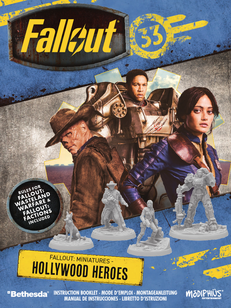 Fallout Miniatures Hollywood Heroes Assembly Guide PDF