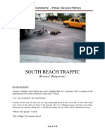 South Beach Traffic Cuidado Muy Peligroso