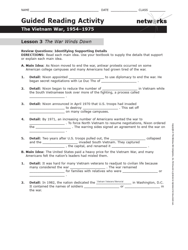 Zainab Ebrahim - 11th 17-3 Guided Reading Solved | PDF