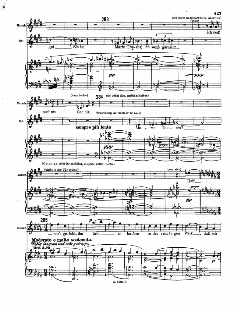 Trio Final - Der Rosenkavalier | PDF