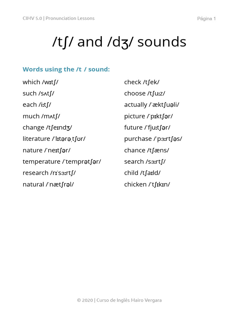 Pronunciation Lesson 18 T And D Sounds Pdf