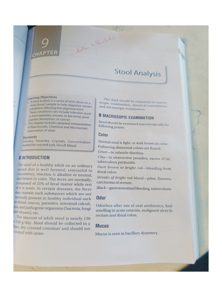 Stool Examination | PDF