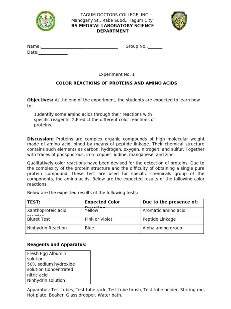 Experiment No 1 | PDF