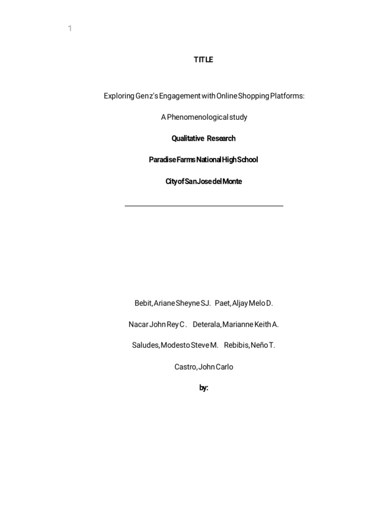 Research Format 4 8 | PDF