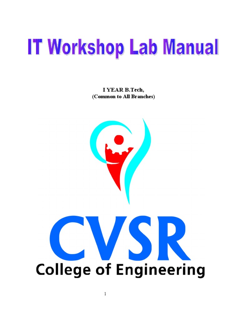 It Workshop Manual | PDF