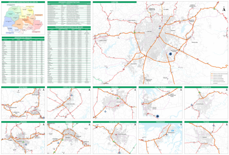 Mapa DER-PR - Verso - Resolução Menor | PDF